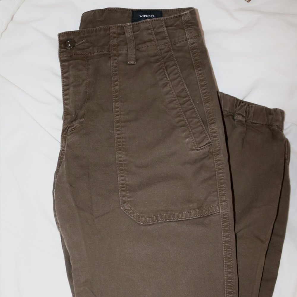 Vince Joggers, size 25, Olive Green